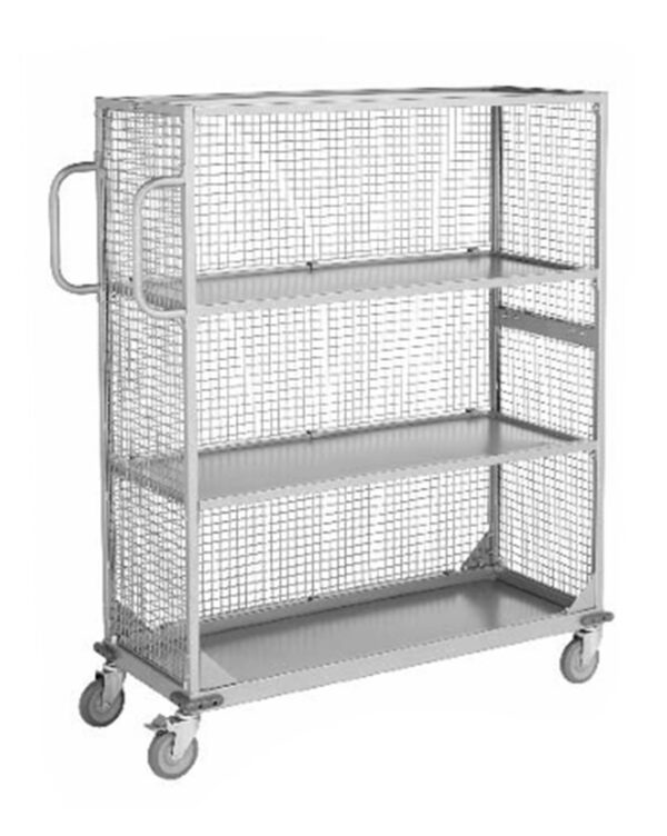 4 Shelf Merchandise Cart - Image 3